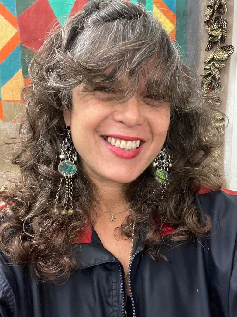 Melina Finkelstein, artist and rug maker, President of the Simonian Rug Society